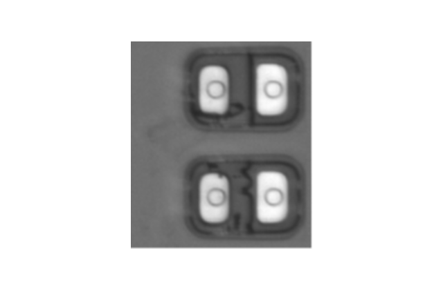 Пример обнаружения частиц. Измерение 10х